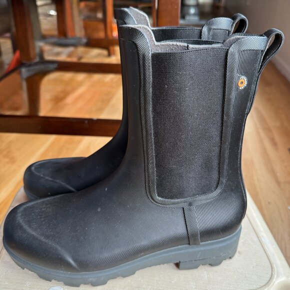 Bogs Holly Waterproof Tall Chelsea Boot Black 7 - Picture 7 of 9